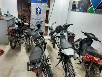 La Décima recuperó diez motos en operativos en la zona norte
